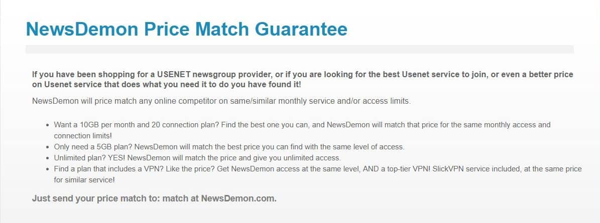 newsdemon-price-match-guarantee NewsDemon's price match guarantee
