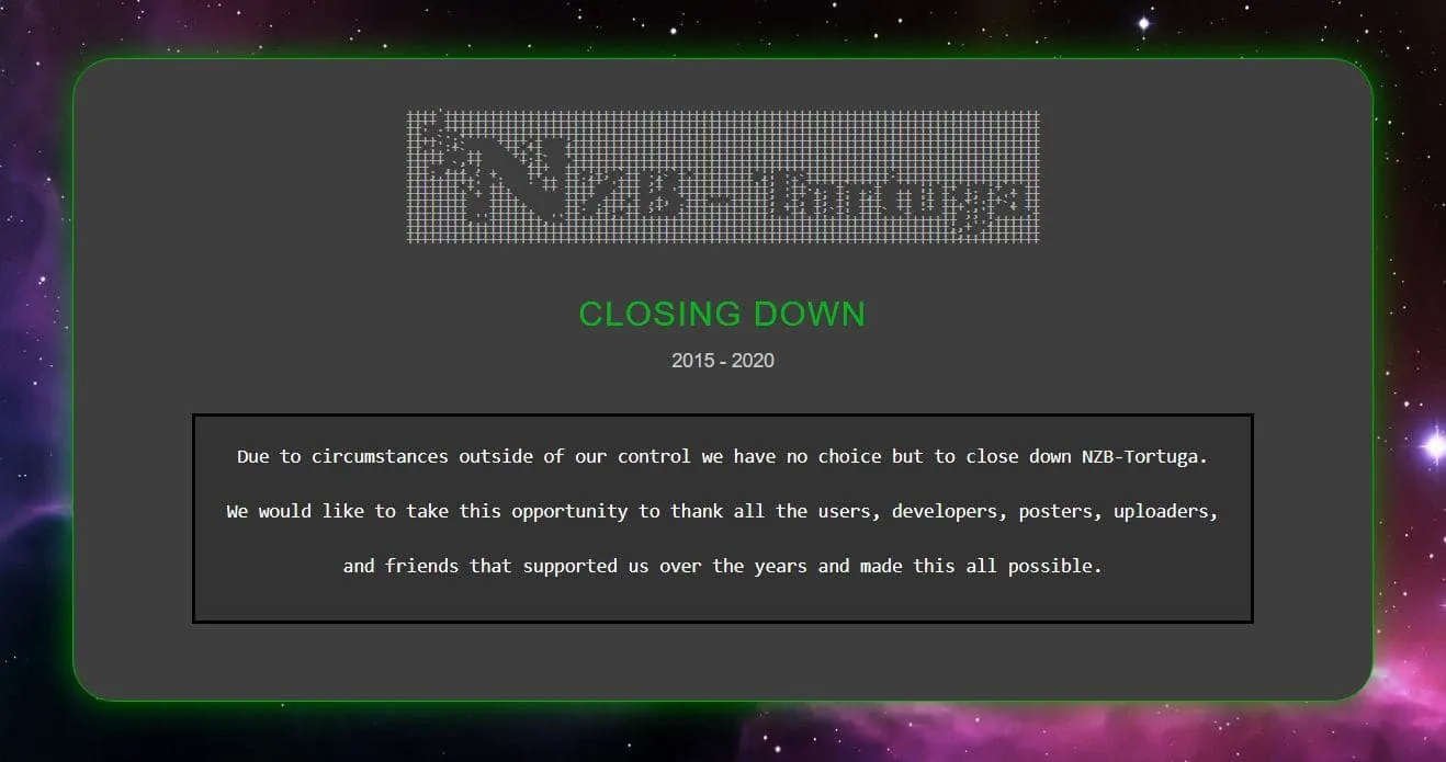 NZB-Tortuga Closed Down
