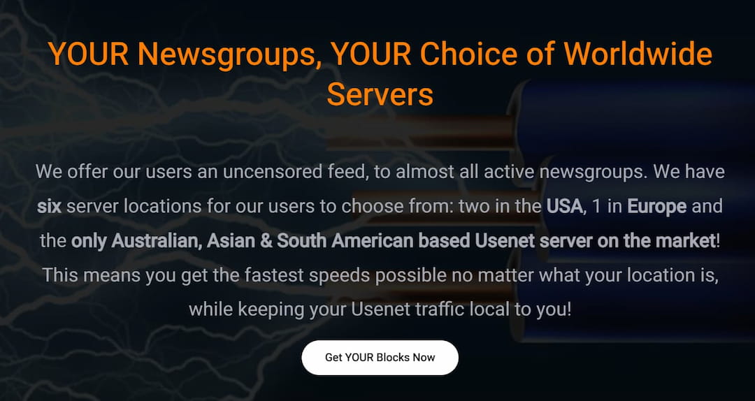 Blocknews South America Usenet