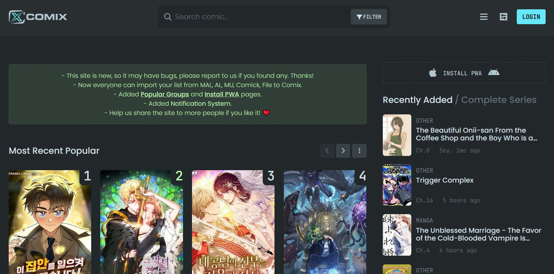Comix How to Read Manga Free Comix Home Page How to Read Manga for Free