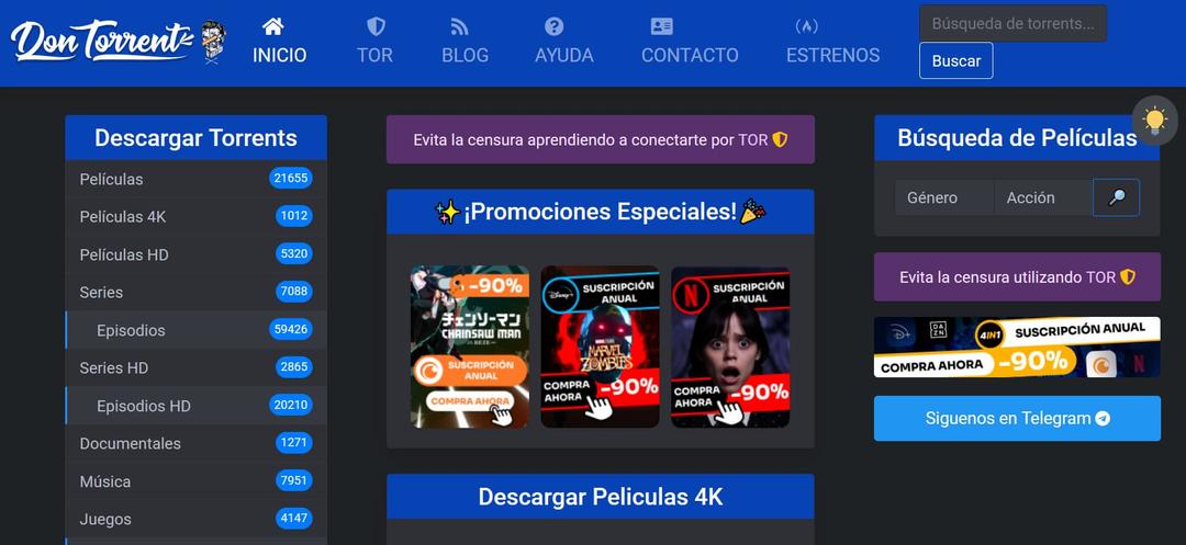 DonTorrent Best Sites for Spanish Torrents DonTorrent Best Sites for Spanish Torrents Home Page
