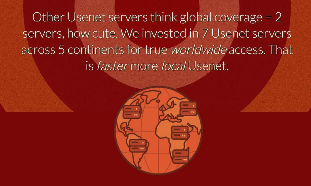 Frugal Usenet Usenet Provider with Servers in Multiple Locations Frugal Usenet Multiple Servers Map