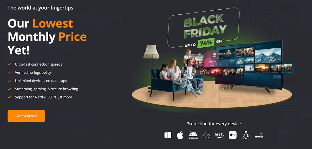 IPVanish VPN Black Friday Deal