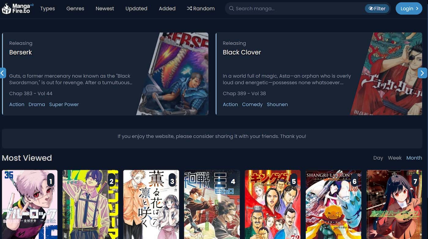 MangaFire Comick Alternative MangaFire Homepage Comick Alternatives