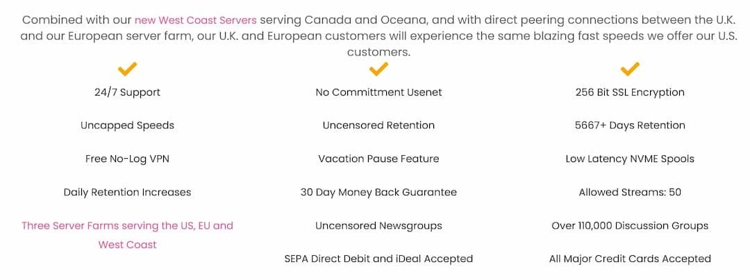 NewsDemon Usenet Providers with Servers in Multiple Locations NewsDemon Usenet Multiple Providers Details
