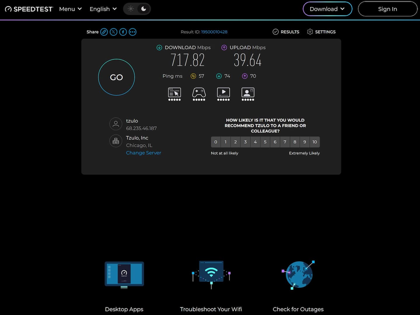Ookla Screenshot Best Speed Test Tools for Accurate Results