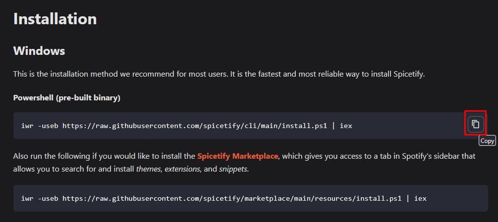 Spicetify Install Powershell